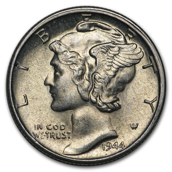 1944-S Mercury Dime BU 1944-S Mercury Dime BU